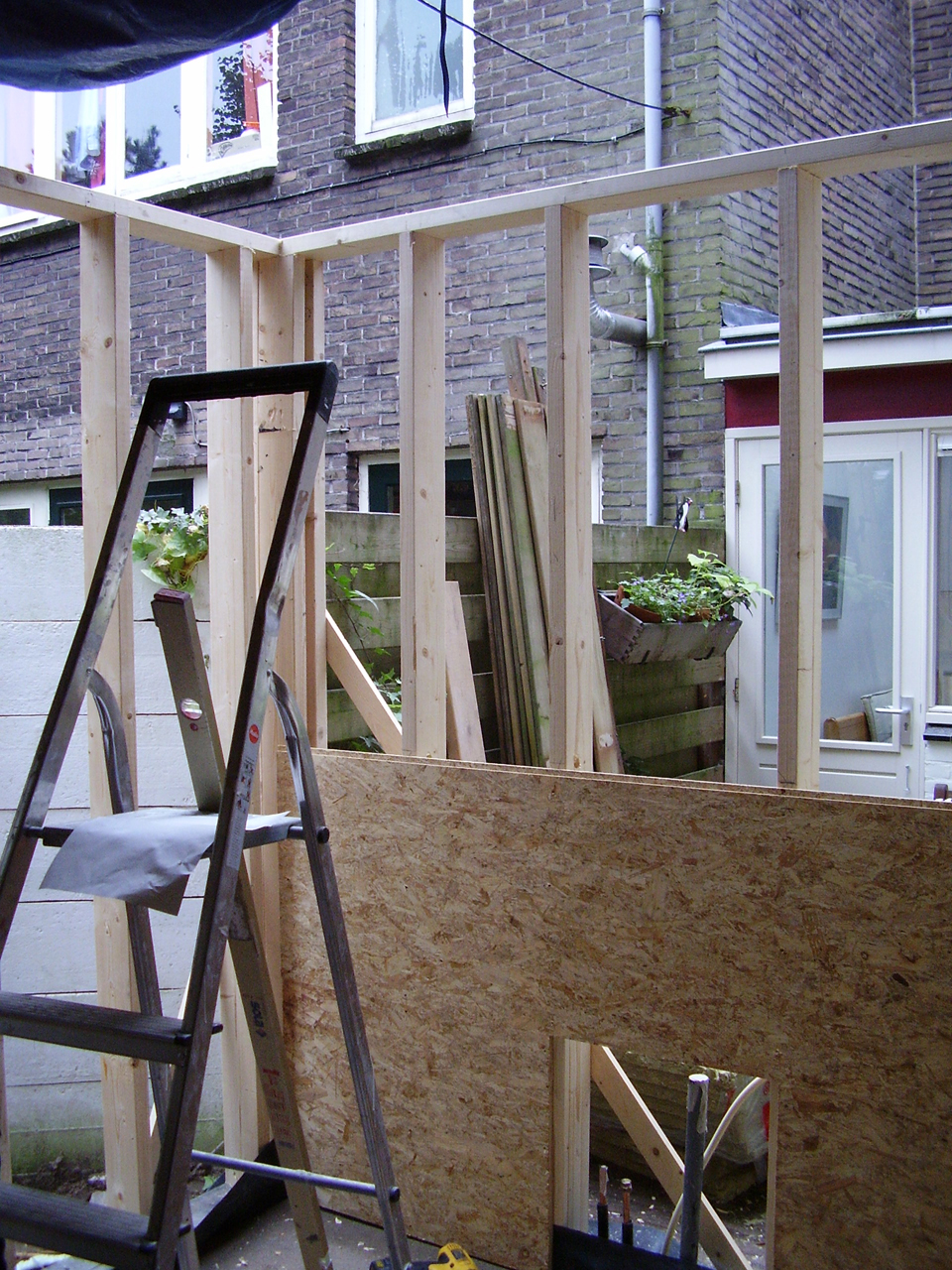 Keuken aanbouw in tuindorp